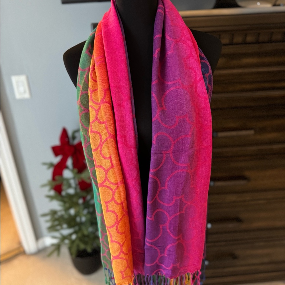 Disney Multicolor Mickey Scarf